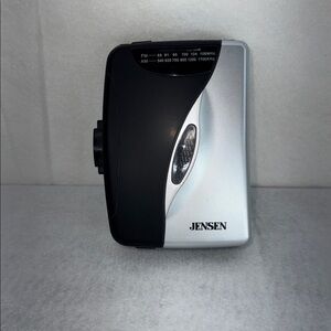 Jensen Dual-Tone Compact Radio and cassette player.